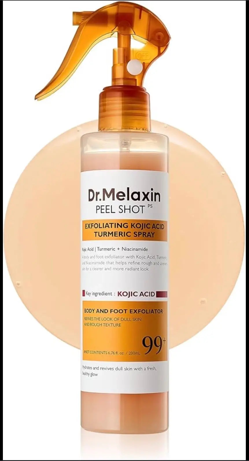 Dr melaxin turmeric and kojic acid peel shot